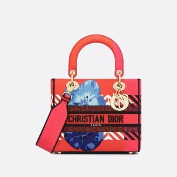 디올 여성 레드 레이디 백 - Dior Womens Red Lady Bag - dib672… - 1