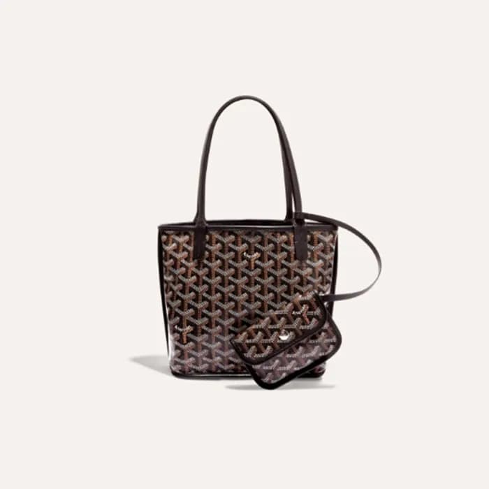 고야드 여성 블랙 앙주 백 미니 - Goyard Womens Mini Anjou Bag -… - 1