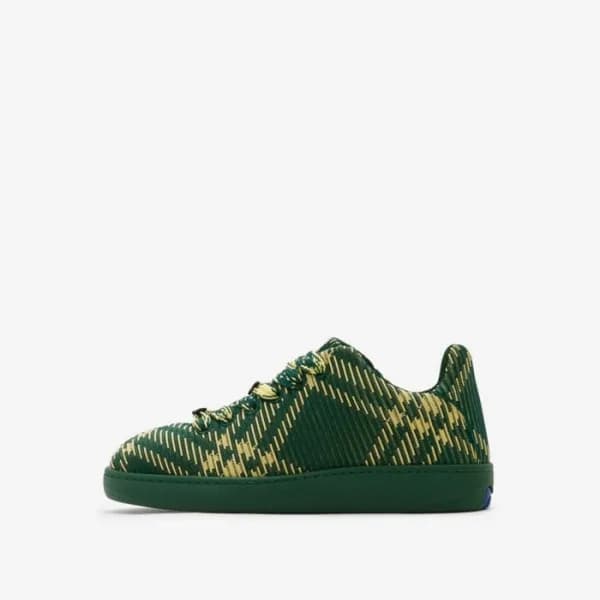 버버리 남/녀 그린 스니커즈 - Burberry Unisex Green Sneakers -… - 1