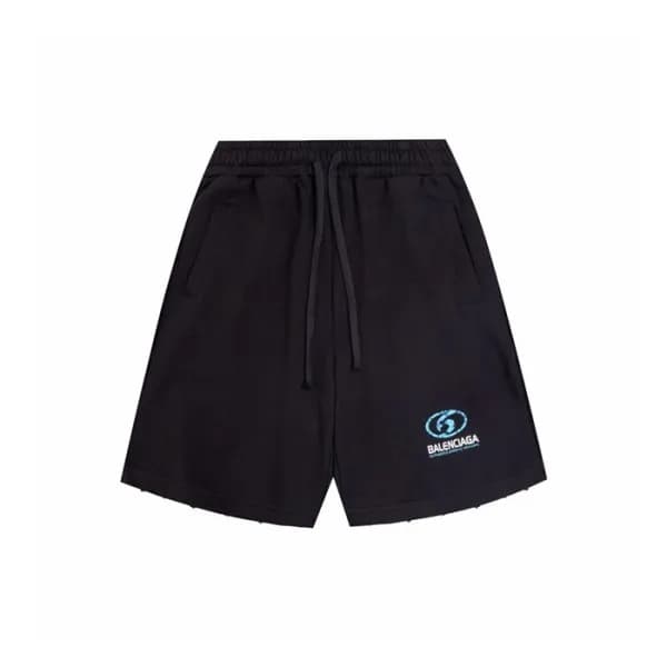 발렌시아가 남성 블랙 반바지 - Balenciaga Mens Black Half-pants… - 1