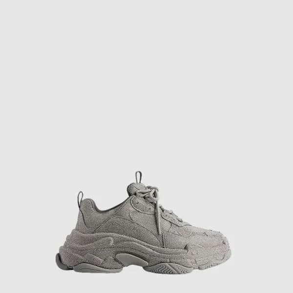 발렌시아가 남/녀 트리플 S 라인스톤 스니커즈 - Balenciaga Unisex Trip… - 1