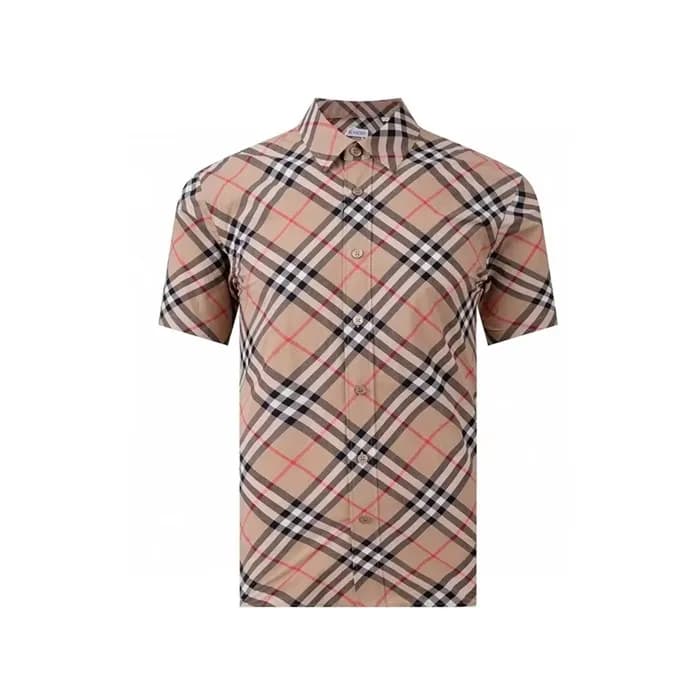 버버리 남성 베이지 반팔 티셔츠 - Burberry Mens Beige Tshirts -… - 1