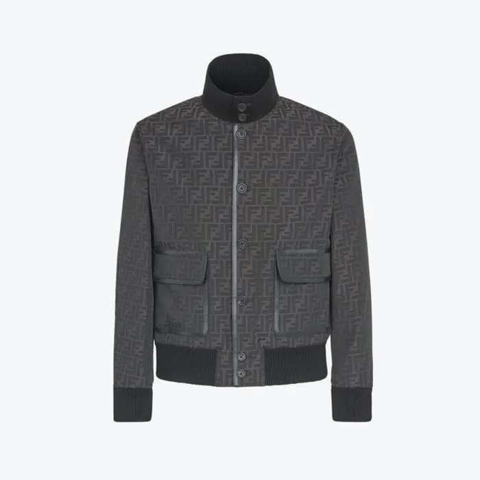 펜디 남성 블루종 자켓 - Fendi Mens FF Black Jackets - fec18… - 1
