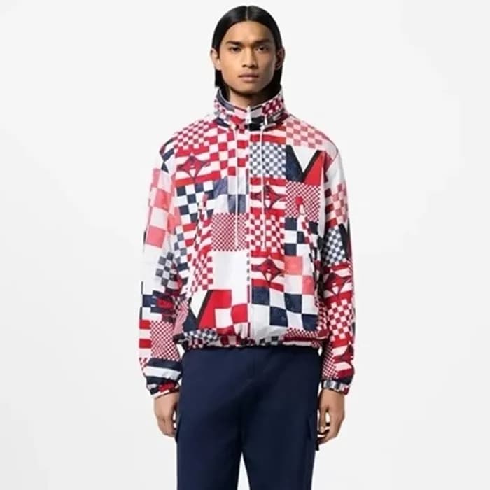 루이비통 남성 양면 재킷 - Louis vuitton Mens Reversible Nylo… - 1
