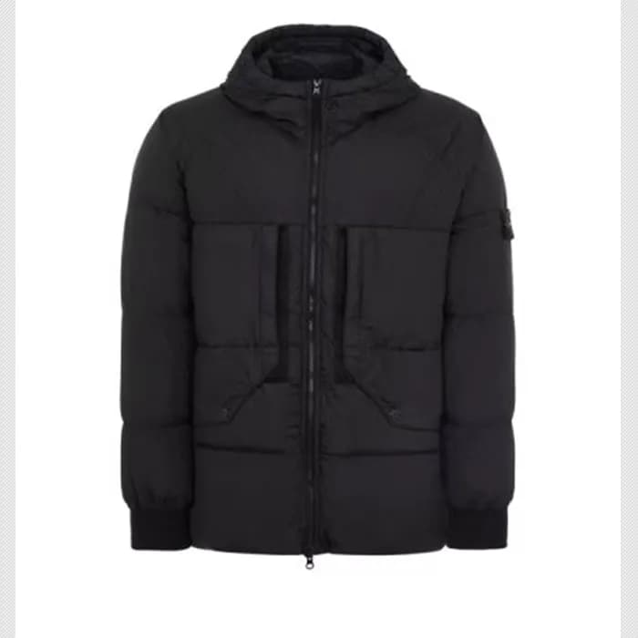 스톤아일랜드 남성 메탈 패치 패딩 자켓 - Stone Island Mens Padding … - 1