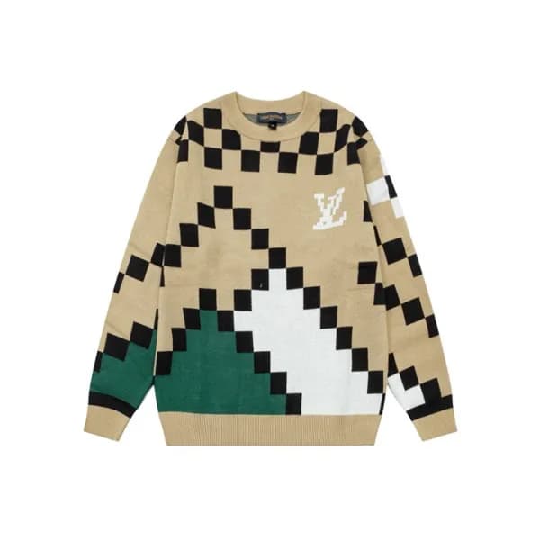 루이비통 남성 라운드 스웨터 - Louis vuitton Mens Round Sweater… - 1