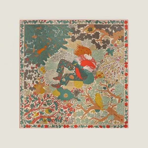 에르메스 여성 실크 스카프 - Hermes Womens Silk Scarf - acc285… - 1