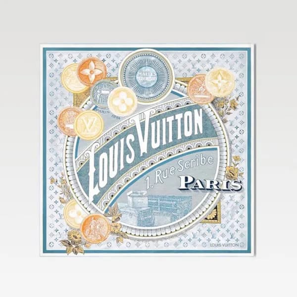 루이비통 여성 실크 스카프 - Louis vuitton Womens Silk Scarf -… - 1