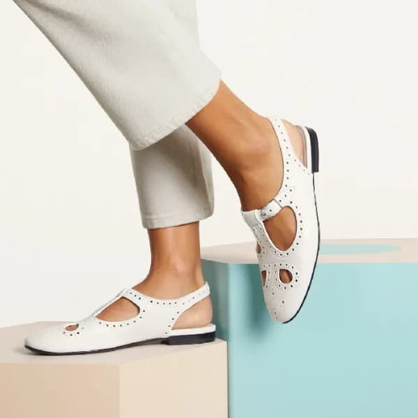 에르메스 여성 킴 플랫 슈즈 - Hermes Womens Kim Flat Shoes - h… - 1