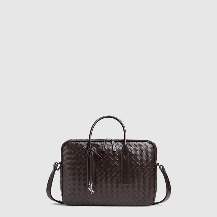 보테가베네타 남성 라지 겟어웨이 브리프케이스 - Bottega Veneta Mens Lar… - 1