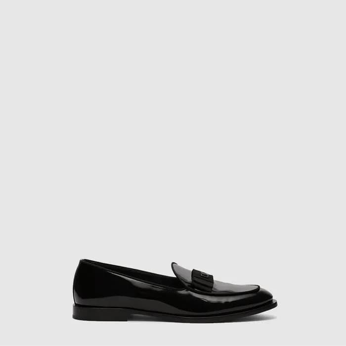 돌체앤가바나 남성 폴리싱 카프스킨 로퍼 - Dolc&Gabbana Mens Polished… - 1