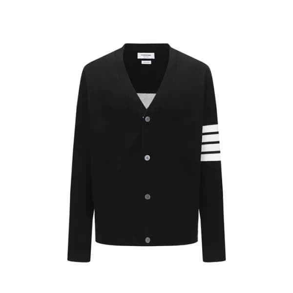 톰브라운 여성 브이넥 가디건 - Thom Browne Womens V-neck Cardig… - 1