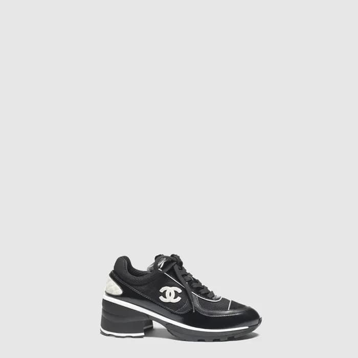 샤넬 여성 레더 스니커즈 - Chanel Womens Leather Sneakers - c… - 1