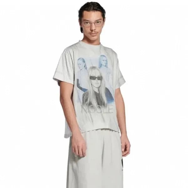 발렌시아가 남성 라운드 반팔 티셔츠 - Balenciaga Mens Round Tshirt… - 1