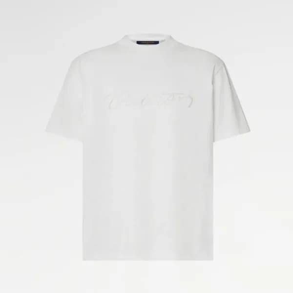 루이비통 남성 라운드 반팔 티셔츠 - Louis vuitton Mens Round Tshi… - 1