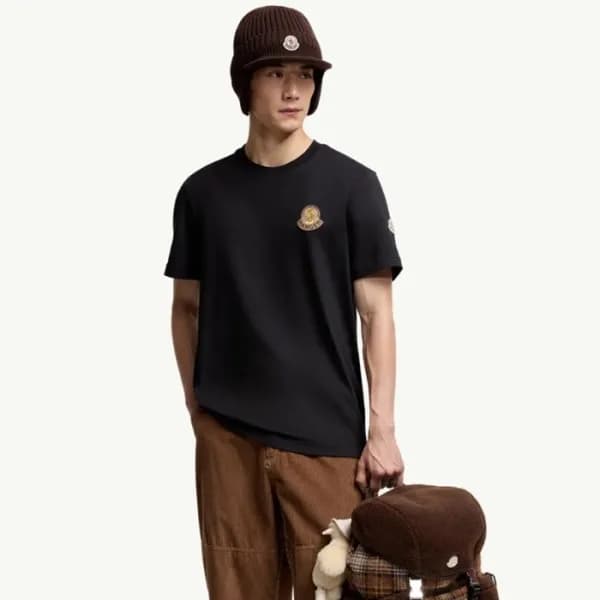몽클레어 남성 반팔 티셔츠 - Moncler Mens Round Tshirt - moc13… - 1