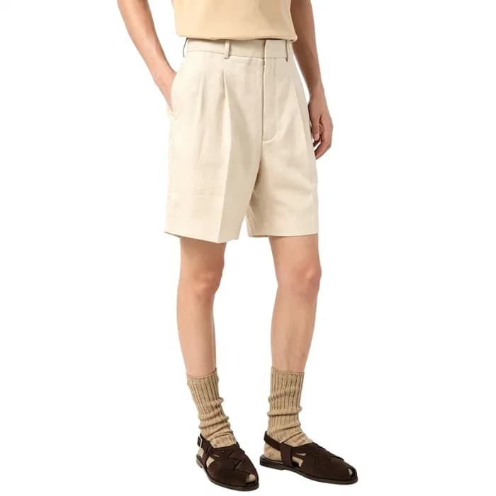 로로피아나 남성 베이직 쇼츠 - Loro Piana Mens Shorts - lpc1474… - 1