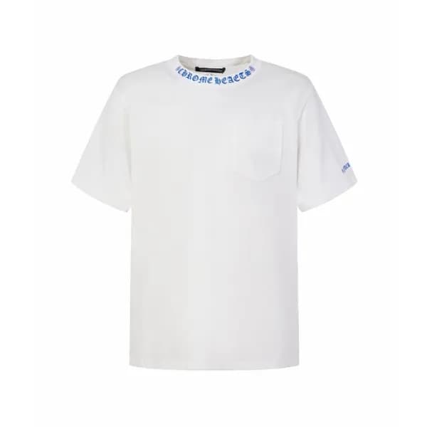 크롬하츠 남성 라운드 반팔티 - Chrom Hearts Mens Round Tshirt -… - 1