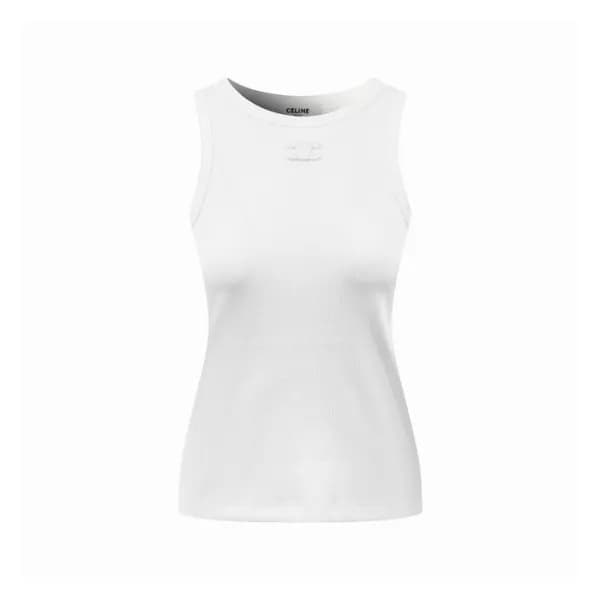 셀린느 여성 라운드 나시 - Celine Womens Sleeveless Top - cec… - 1