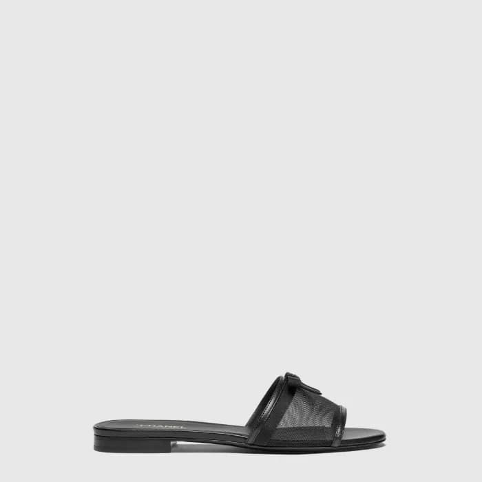 샤넬 여성 뮬 메쉬 - Chanel Womens Mesh Mules - chs14274x - 1