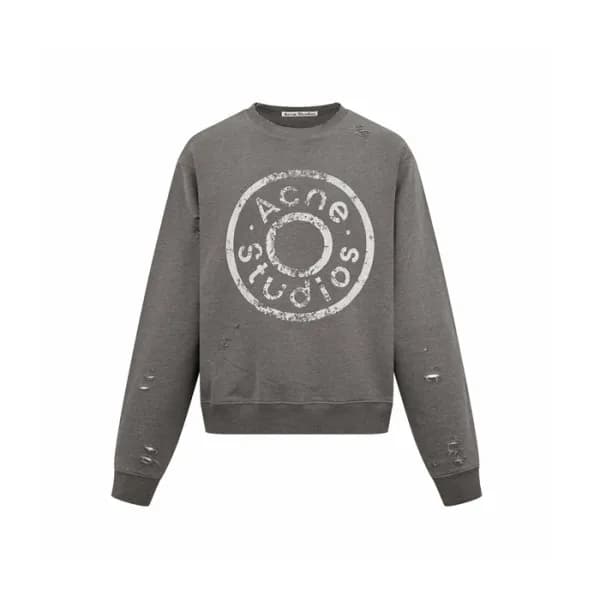 아크네 남성 라운드 긴팔티 - Acne Mens Round Tshirt - anc16607x - 1