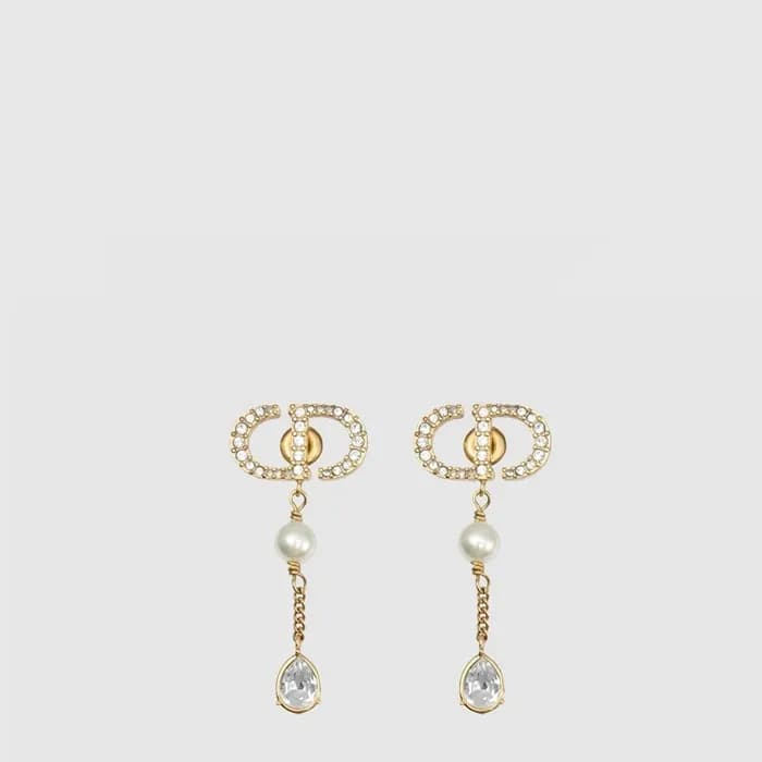 디올 여성 쁘띠 CD 이어링 - Dior Womens Petit CD Earring - acc9887x - 1