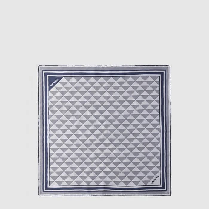 프라다 여성 스퀘어 스카프 - Prada Womens Square Scarf - acc10285x - 1