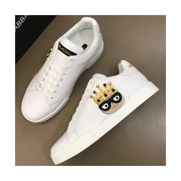 DOLCE&GABBANA 2018 LEATHER SKEAKERS - 돌체앤가바나 레더 스니… - 1