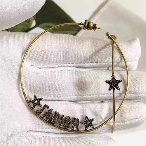 Dior Rose Gold Earring - 디올 여성용 18k도금 로즈 골드 귀걸이 - 1