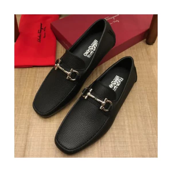 Ferragamo 2018 Mens U-tip Leather Loafer - 페레가모 남성… - 1