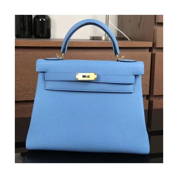 Hermes Kelly Togo Leather Tote Shoulder Bag ,28cm … - 1