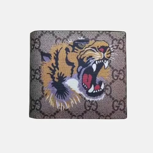 Gucci 2019 Tiger Print GG Supreme Wallet 451268 - … - 1