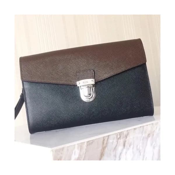 Prada Saffiano Mens Clutch Bag ,24CM - 프라다 사피아노 남성… - 1