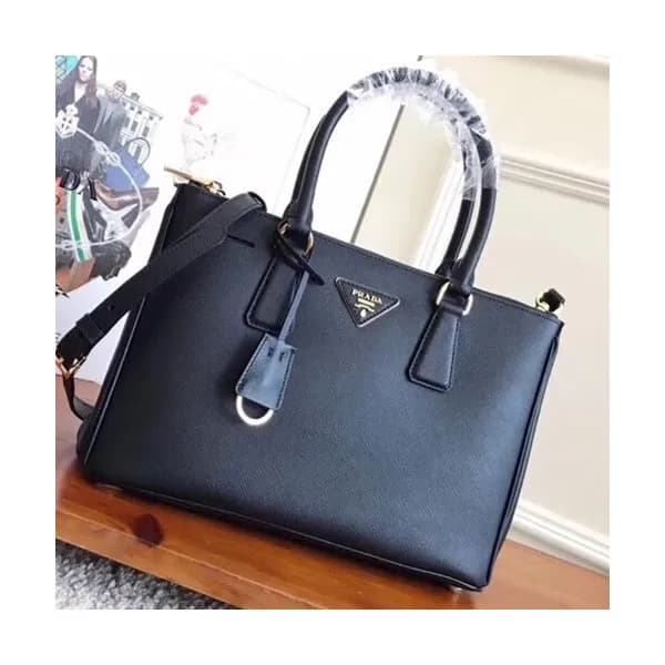 Prada Saffiano Tote Shoulder Bag,30CM - 프라다 사피아노 여… - 1
