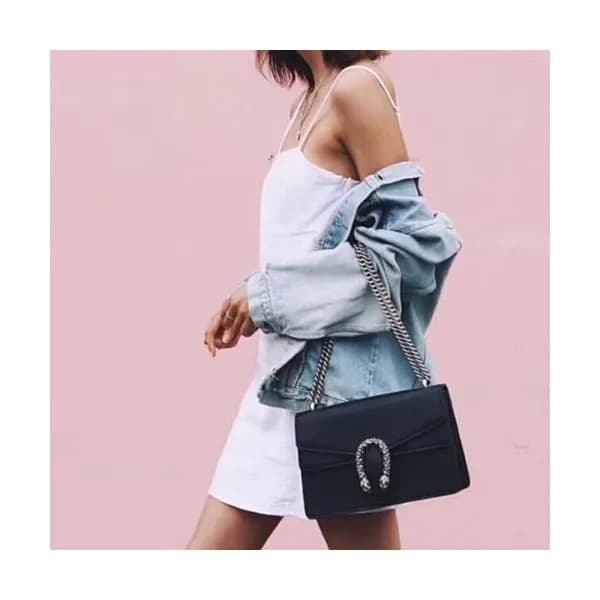 Gucci GG Dionysus Leather Shoulder Bag ,28CM - 구찌 … - 1
