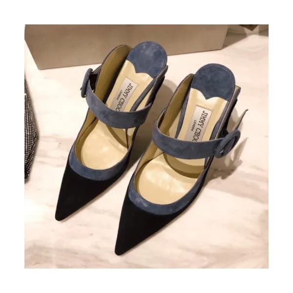 [러블리]Jimmy-Choo 2019 Ladies Suede Leather Bloafer … - 1