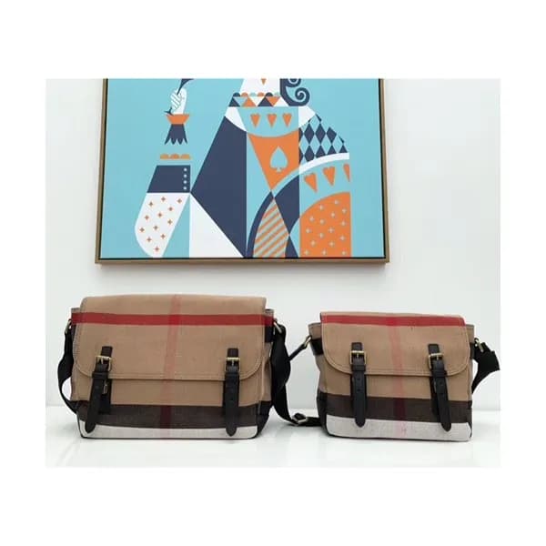 Burberry 2019 Canvas Shoulder Bag, 27/34cm - 버버리 2… - 1