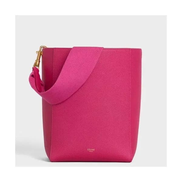 Celine Leather Sangle Small Shoulder Bag,25CM - 셀린… - 1