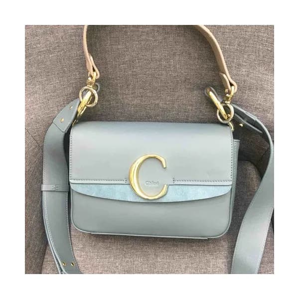 Chole 2019 C Leather Shoulder Bag, 24cm - 끌로에 201… - 1