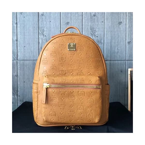 MCM 2019 Leather Back Pack,26cm - 엠씨엠 2019 레더 남여공용… - 1