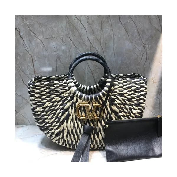 Valentino 2019 V-ring Tote Bag,39CM - 발렌티노 2019 브이… - 1