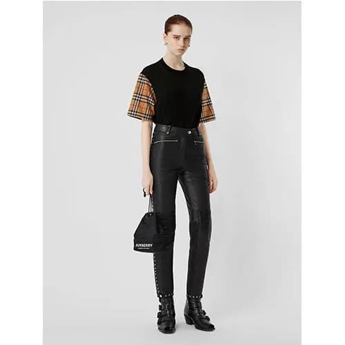 Burberry 2019 Mm/WmCrew -neck Cotton Short Sleeved… - 1