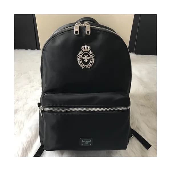 Dolce&Gabbana 2019 Nylon & Leather Back Pack ,42CM… - 1