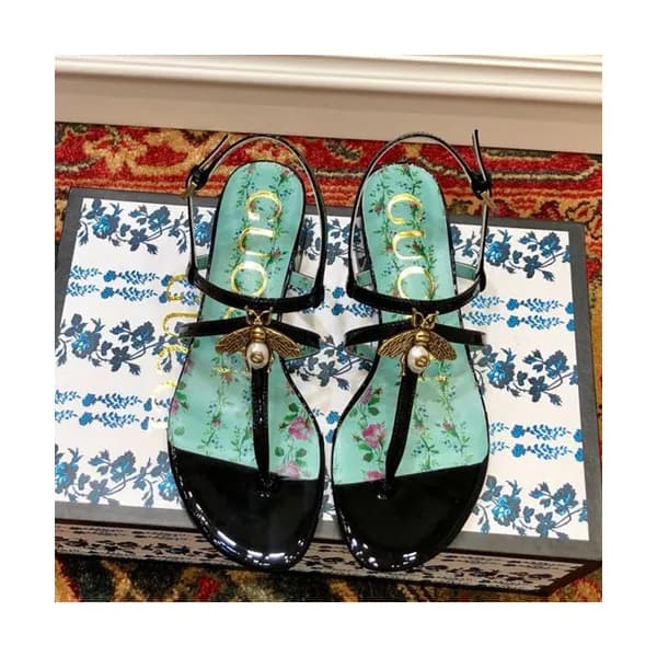 Gucci 2019 Ladies Leather Sandal - 구찌 2019 여성용 레더 … - 1