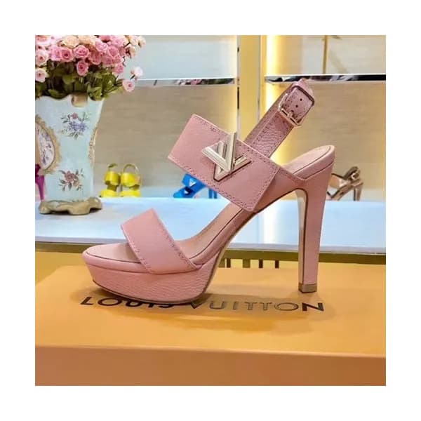 Louis Vuitton 2019 Ladies Leather High Heel Sandal… - 1