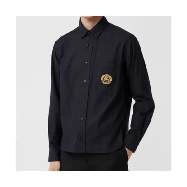 Burberry 2019 Mens Logo Slim Fit Cotton shirt - 버버… - 1