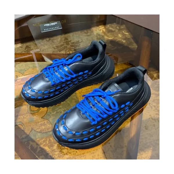 Bottega Veneta 2019 Mens Leather Running Shoes - 보… - 1