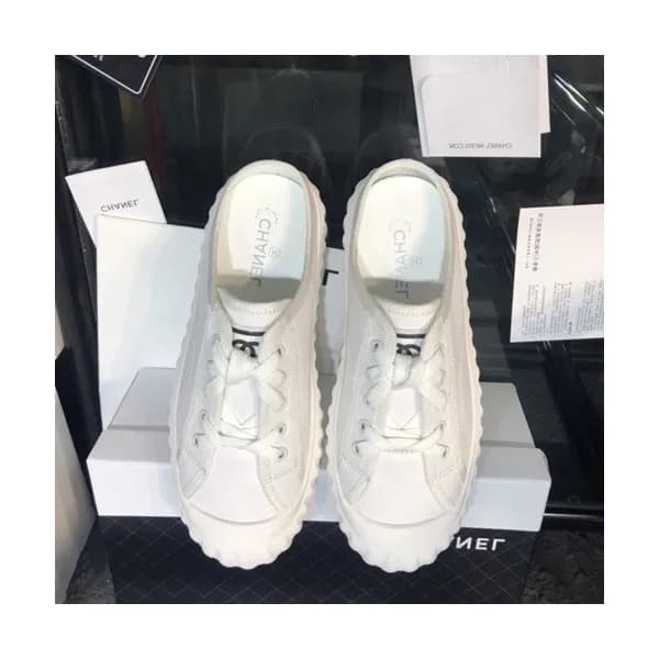 Chanel 2019 Ladies Leather Bloafer - 샤넬 2019 여성용 레… - 1