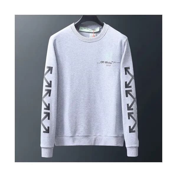 Off-white 2019 Mens Logo Cotton Man-to-man - 오프화이트… - 1