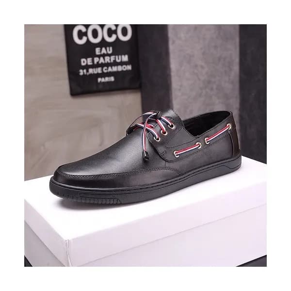 Versace 2019 Mens Leather Slip On - 베르사체 2019 남성용… - 1